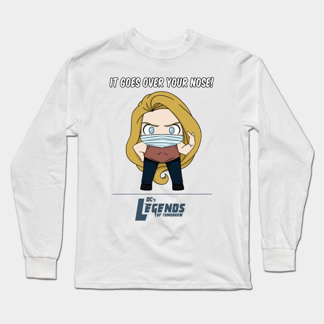 Ava Sharpe - It Goes Over Your Nose! Long Sleeve T-Shirt by RotemChan